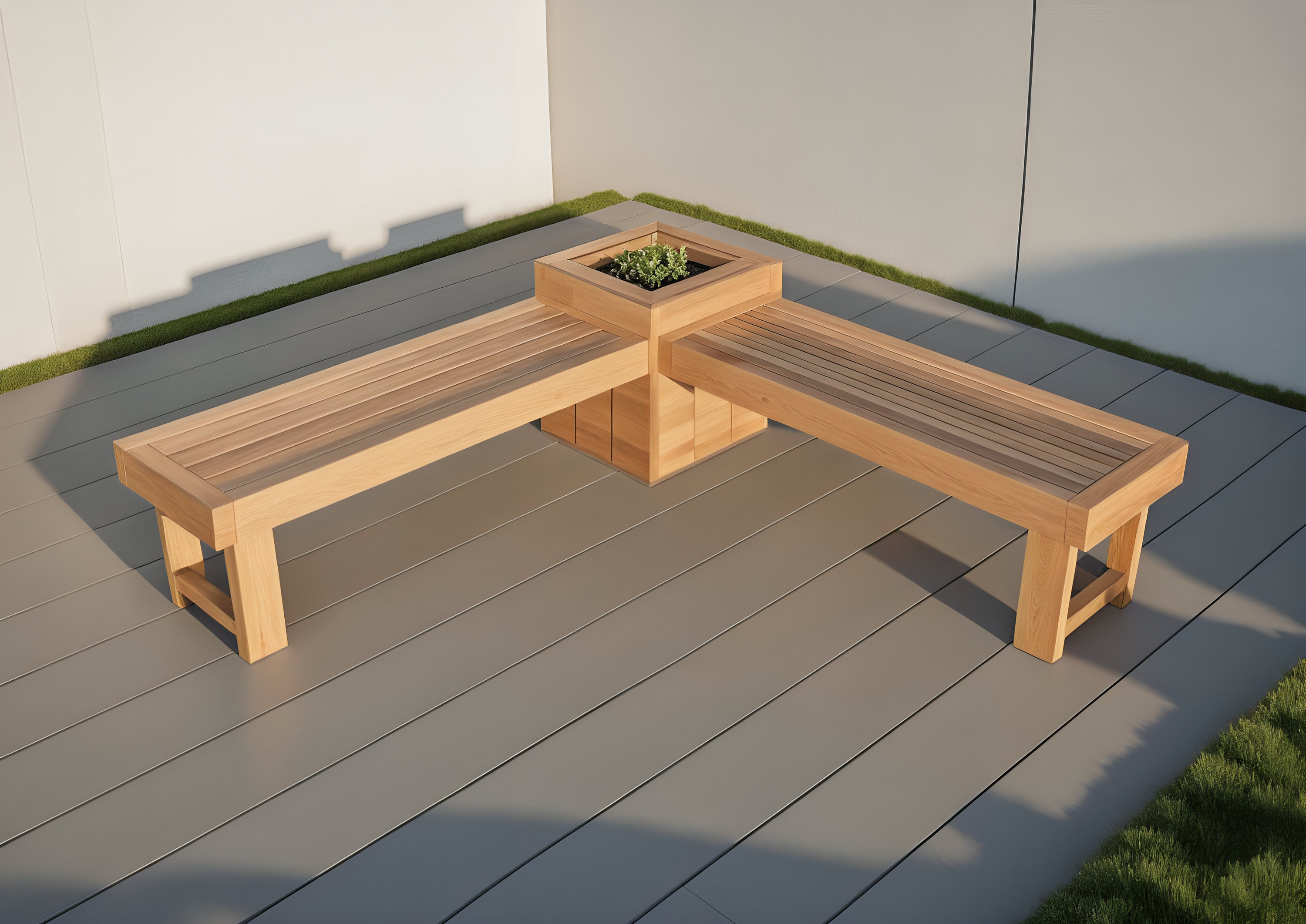 Diy corner bench onengine plans