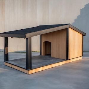 Pdf-download, doe-het-zelf hondenhokplan, gids luxe hondenhokken bouwen, stapsgewijze bouwinstructies, hondenliefhebbercadeau