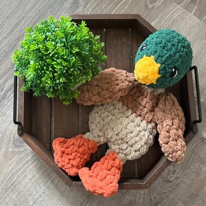 Mallard Snuggler + Lovey | Crochet Mallard Snuggler + Lovey | Crochet Mallard | Gifts for Baby | Heirloom Baby Gifts | Baby Shower