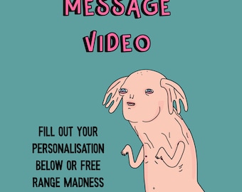 Custom animation message