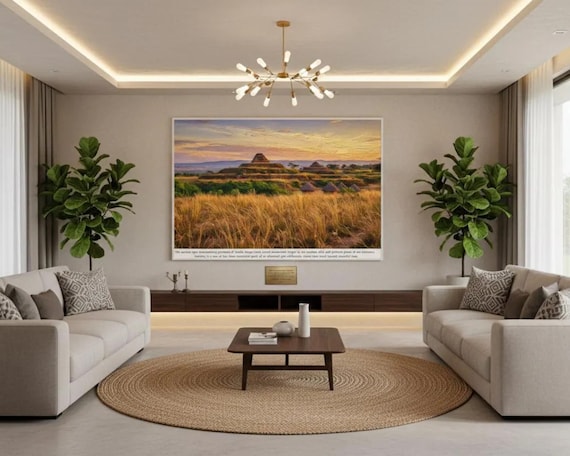 Ancient Igbo Iron-Smelting Pyramids of Nsude | African Ancestral Wall Decor | Igbo Heritage Art Print | Nigerian History Art