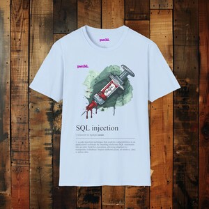 SQL Injection Web Application Vulnerability Unisex Softstyle T-Shirt, Programmer Gift, Coding Shirt, Computer Science Tee, Developer Top image 5