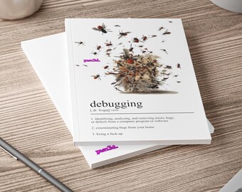 Cuaderno de depuración divertido para desarrolladores Ingenieros de software Regalo de programación de hackers éticos