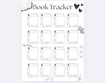 Suivi de livre | Lecture | Journal du livre | Suivi de lecture | Modèle imprimable de suivi de livre | carnet de lecture pour les amateurs de lecture | PDF modifiable