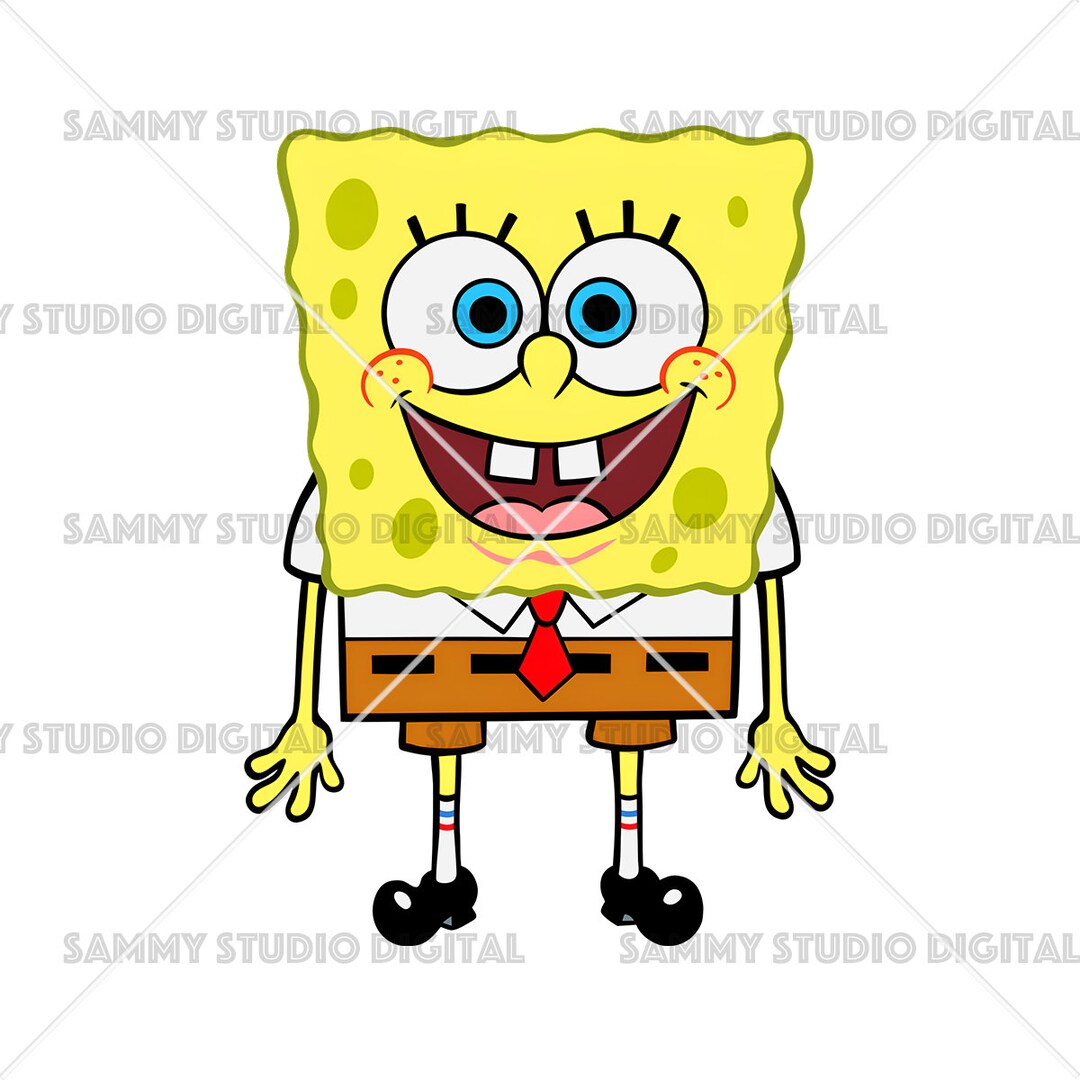 Spongebob Png, Spongebob Clipart, Cartoon Png, Spongebob Without
