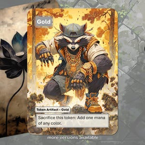 Gouden token MTG