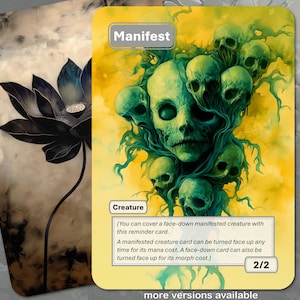 Manifest Token MTG (2/2 Karta Przypomnienia o Stworzeniu)