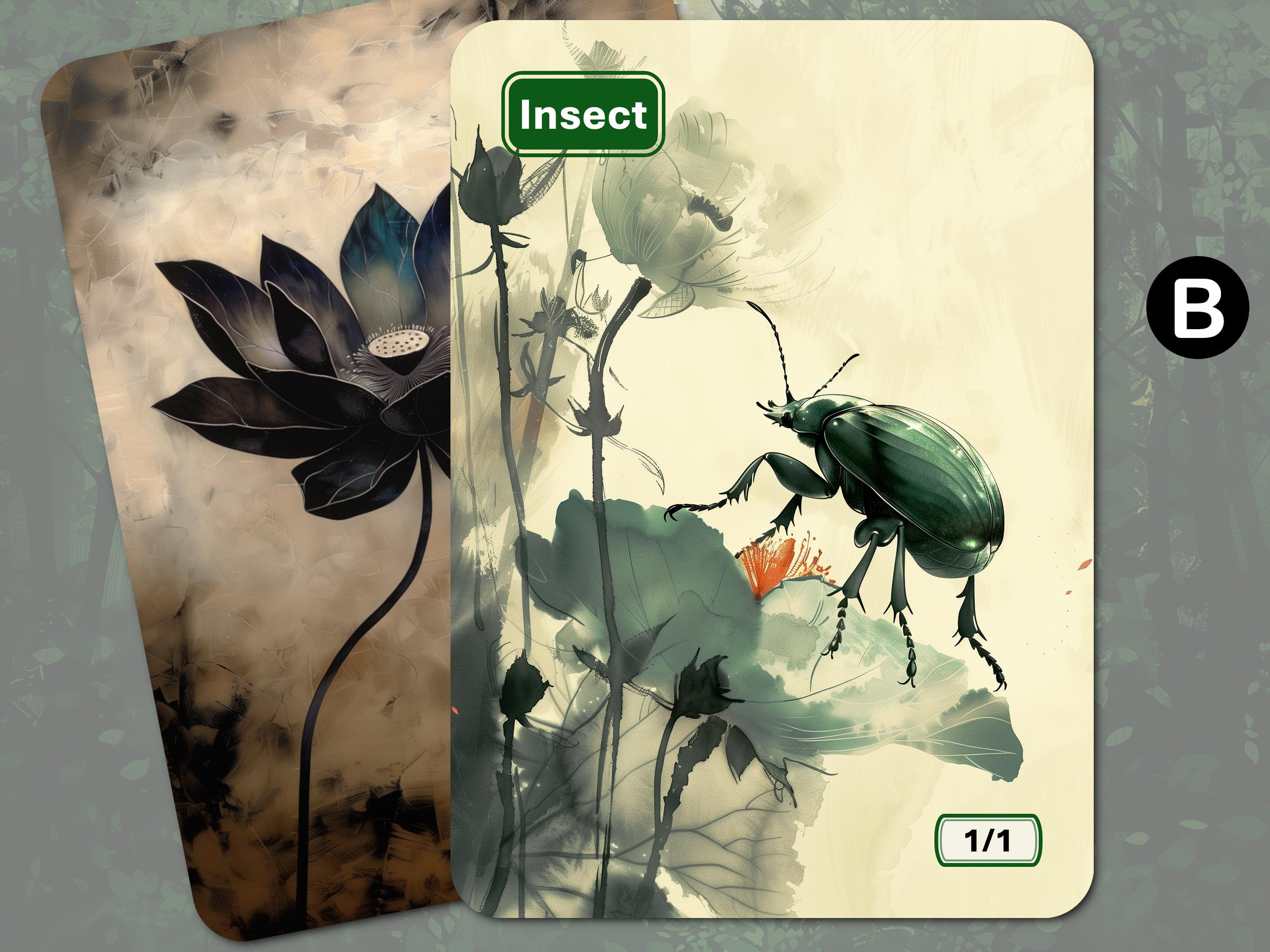 昆虫 insect token minagishi jun mtg MTG JUN MINAGISHI RARE SQUIRREL TOKEN NM MAGIC THE GATHERING