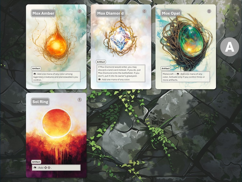 0 Cast Mana Rocks MTG Mana Rocks Proxy Bundle: Commander EDH Deck Upgrade - Etsy