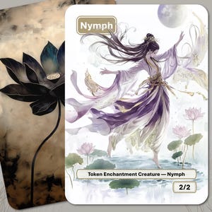 Token de Ninfa MTG (Criatura de Encantamento 2/2)