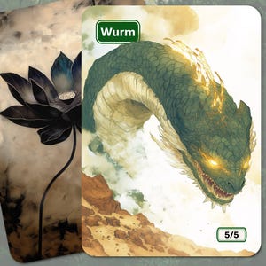 Wurm Token MTG (5/5)