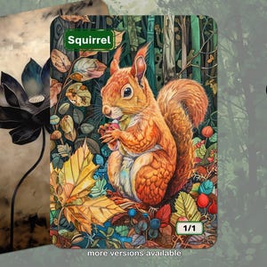 Squirrel Token MTG (Magic: the Gathering)