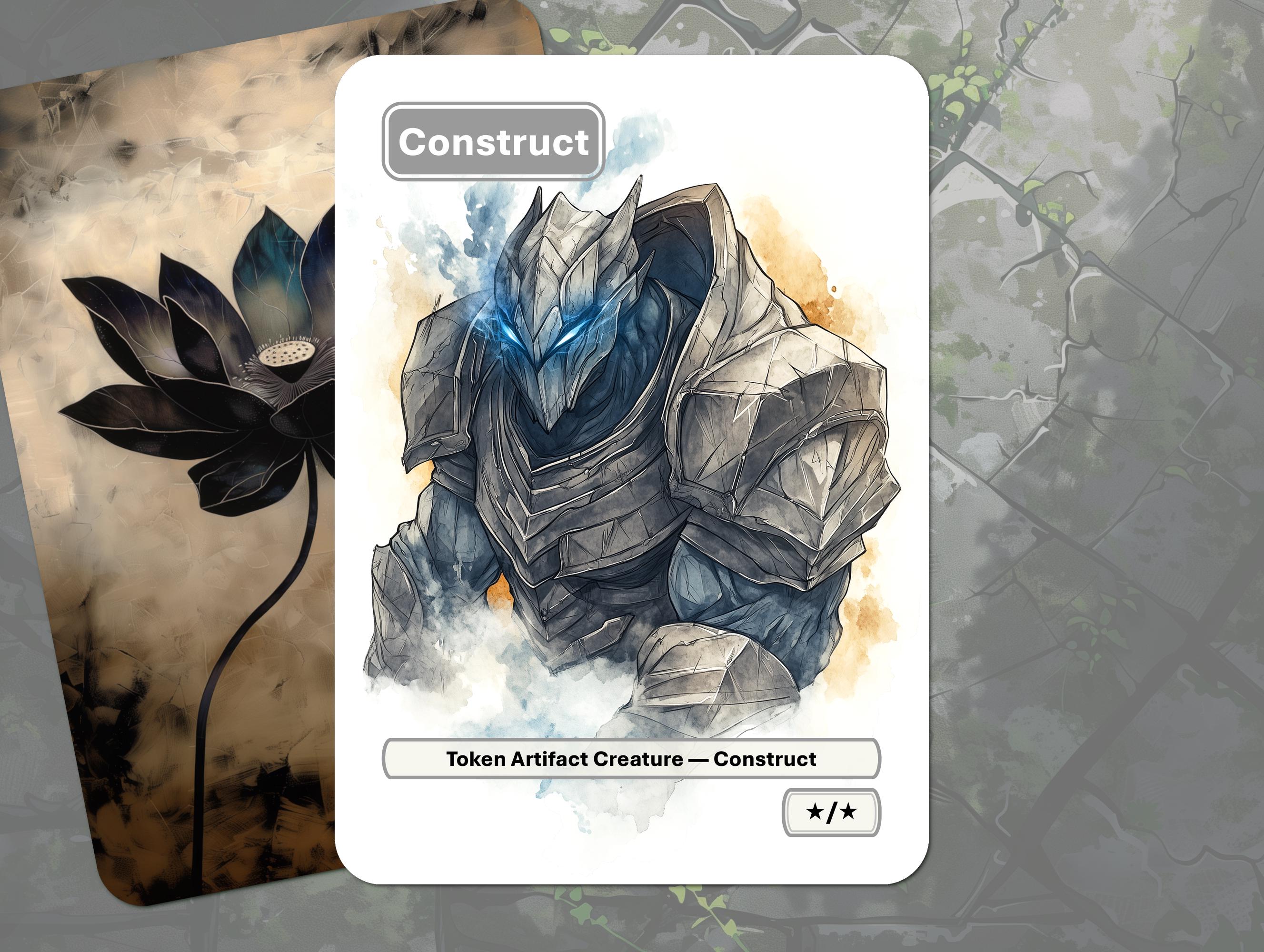 構築トークン (*/* アーティファクト・クリーチャー) MTG - Etsy 日本