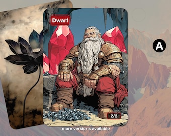 Dwarf (2/2) MTG Token
