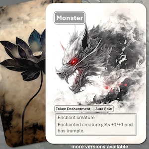 Jeton MTG (Magic: the Gathering) de rôle de monstre