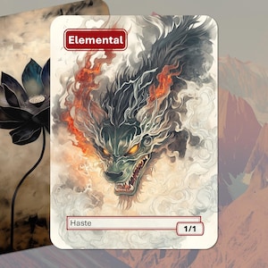 Elementenmunt (1/1 haast, rood) MTG