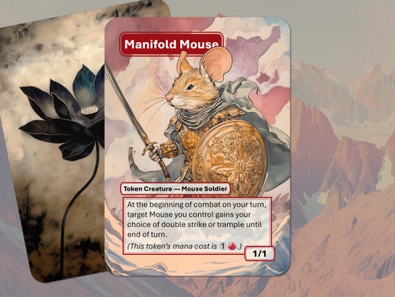 Manifold Mouse Offspring Token MTG (1/1) - Etsy