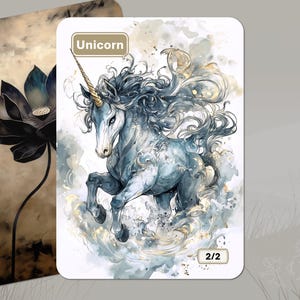 Unicorn Token MTG (2/2)