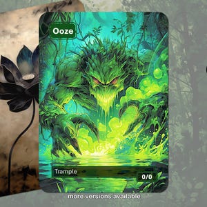 Ooze Token MTG (0/0 Trample)