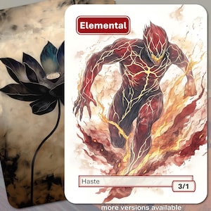 Elementar Token (3/1 Haste) MTG