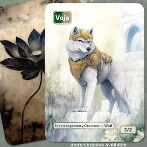 Voja Token MTG (2/2, anche Fenstalker 5/5 e Amico degli Elfi 3/3)