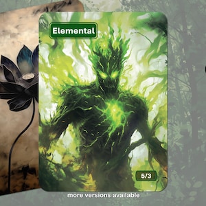 Elemental Token MTG (groen 5/3)