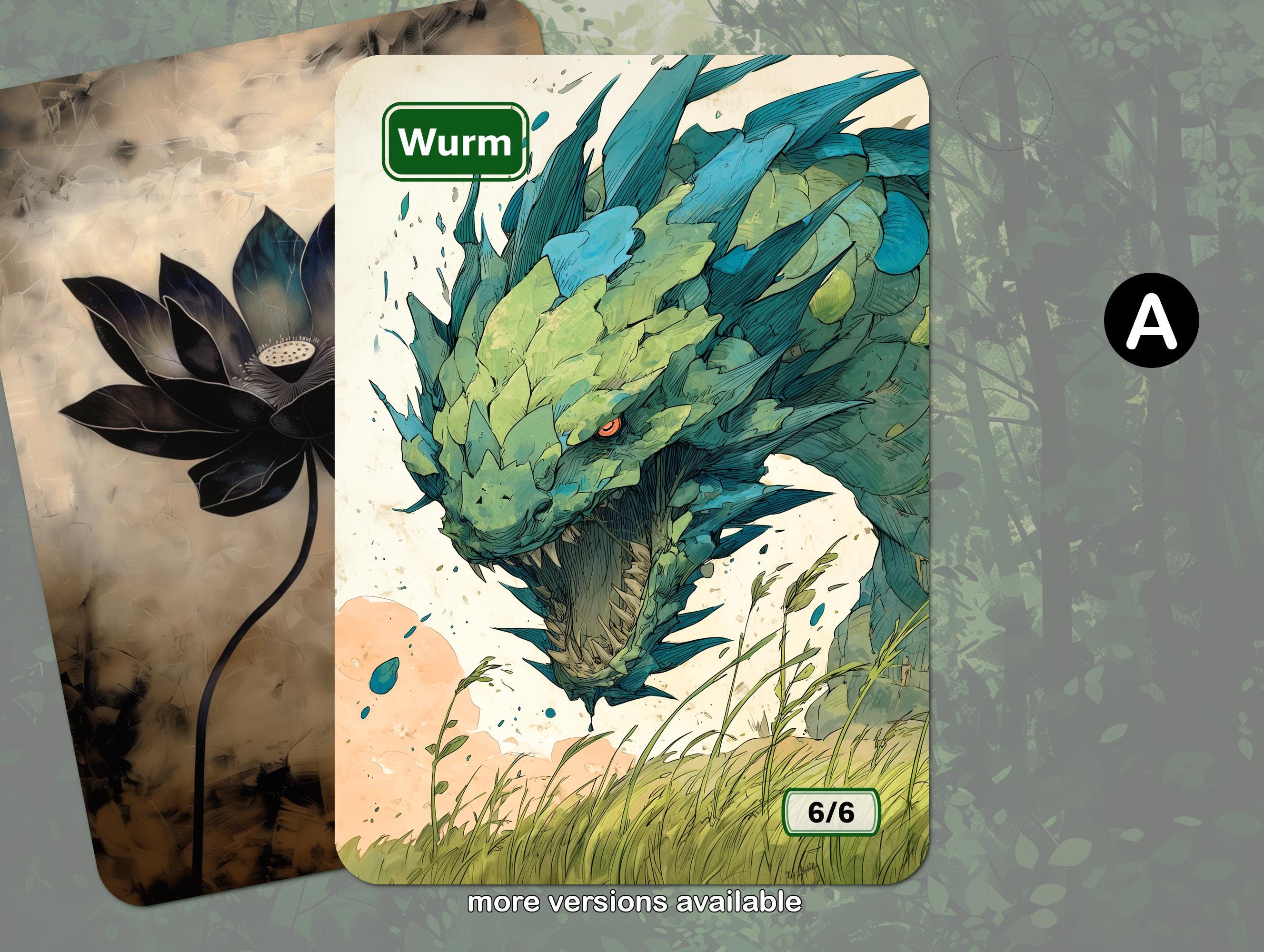 ワームトークン MTG (6/6) - Etsy 日本
