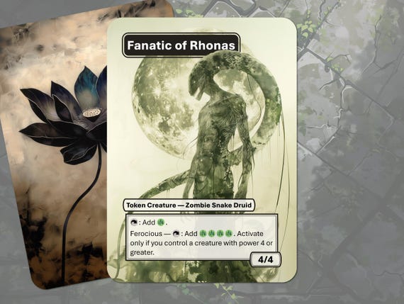 ロナスの狂信者トークンMTG - Etsy 日本