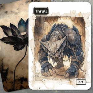 Ficha de Thrull MTG (0/1)