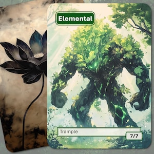 Elementar Token MTG (7/7 Trampeln)
