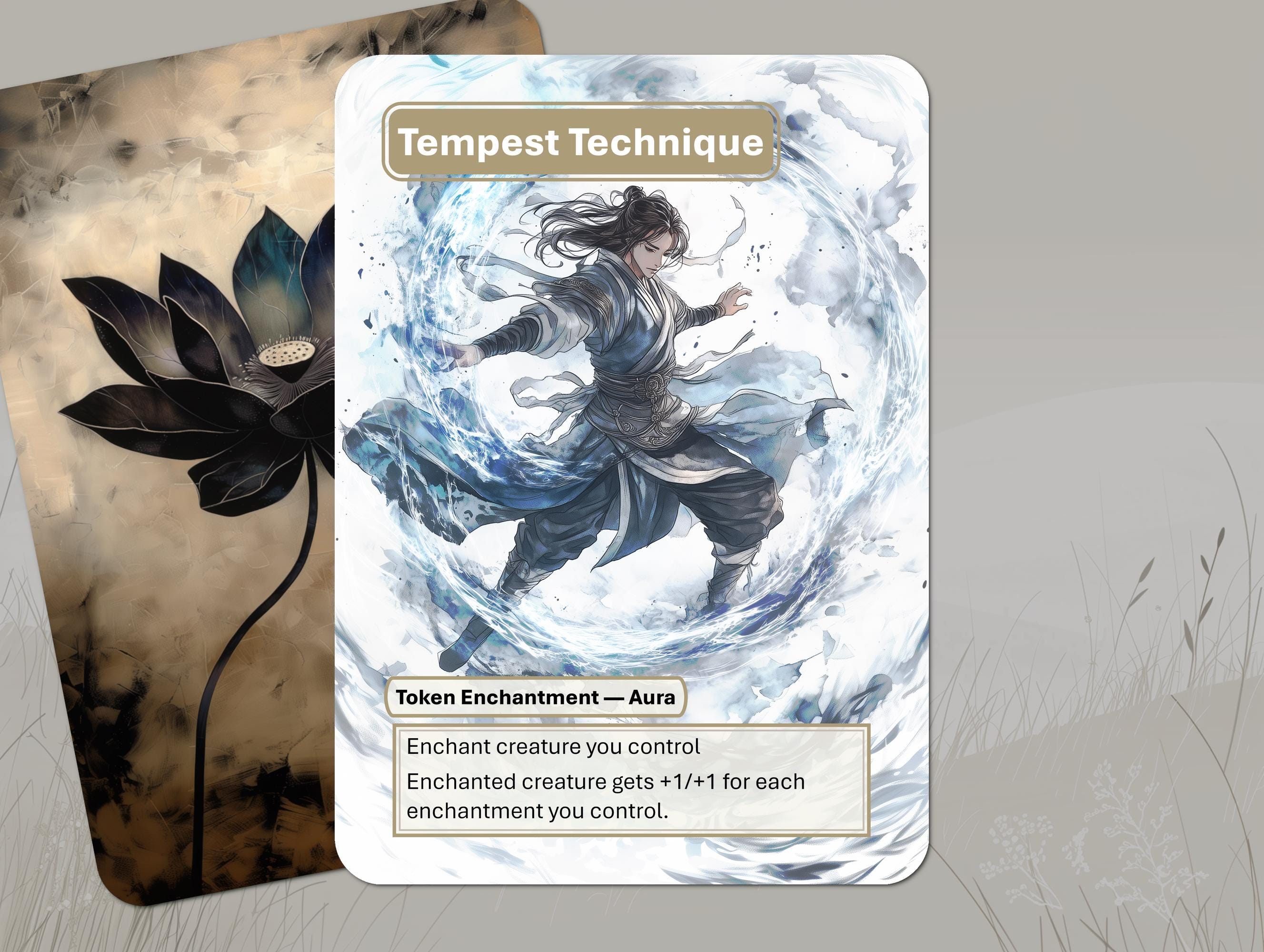 Tempest Technique Token MTG - Etsy