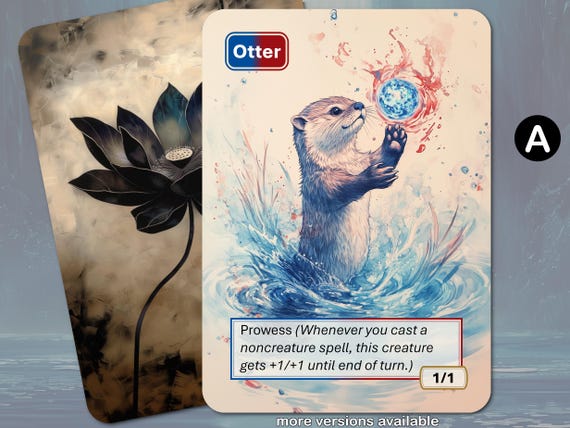 カワウソトークン MTG (マジック:ザ・ギャザリング) - Etsy 日本