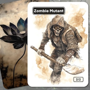 Zombie Mutant Token MTG