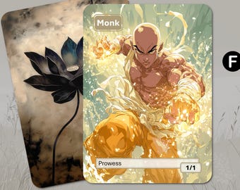 モンクトークン MTG (白 1/1 果敢) - Etsy 日本