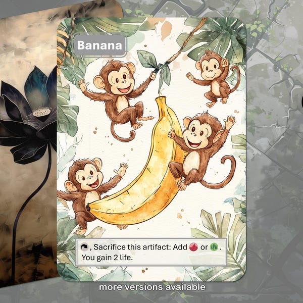 Banana Token MTG