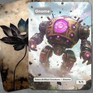 Ficha de gnomo de MTG (Magic: The Gathering)