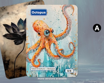 Octopus Token MTG (magic: the Gathering) - Etsy Octopus Token MTG (magic: the Gathering) - Etsy