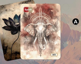 Spirit Token MTG (Red-White 3/2)
