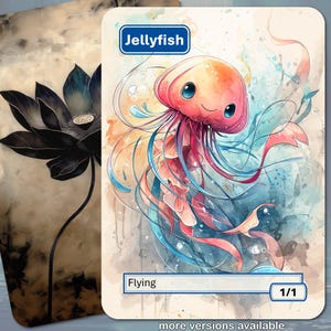 Quallen Token MTG (von Cynette, Jelly Drover)
