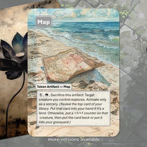 Map Token MTG (Magic: the Gathering)