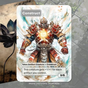 Construct Token (0/0 Artifact Creature) MTG
