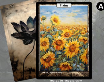 Basic Land Van Gogh Style (a) MTG