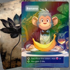 Jeton banane en aluminium MTG