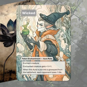Ficha de Rol Malvado MTG (Magic: The Gathering)