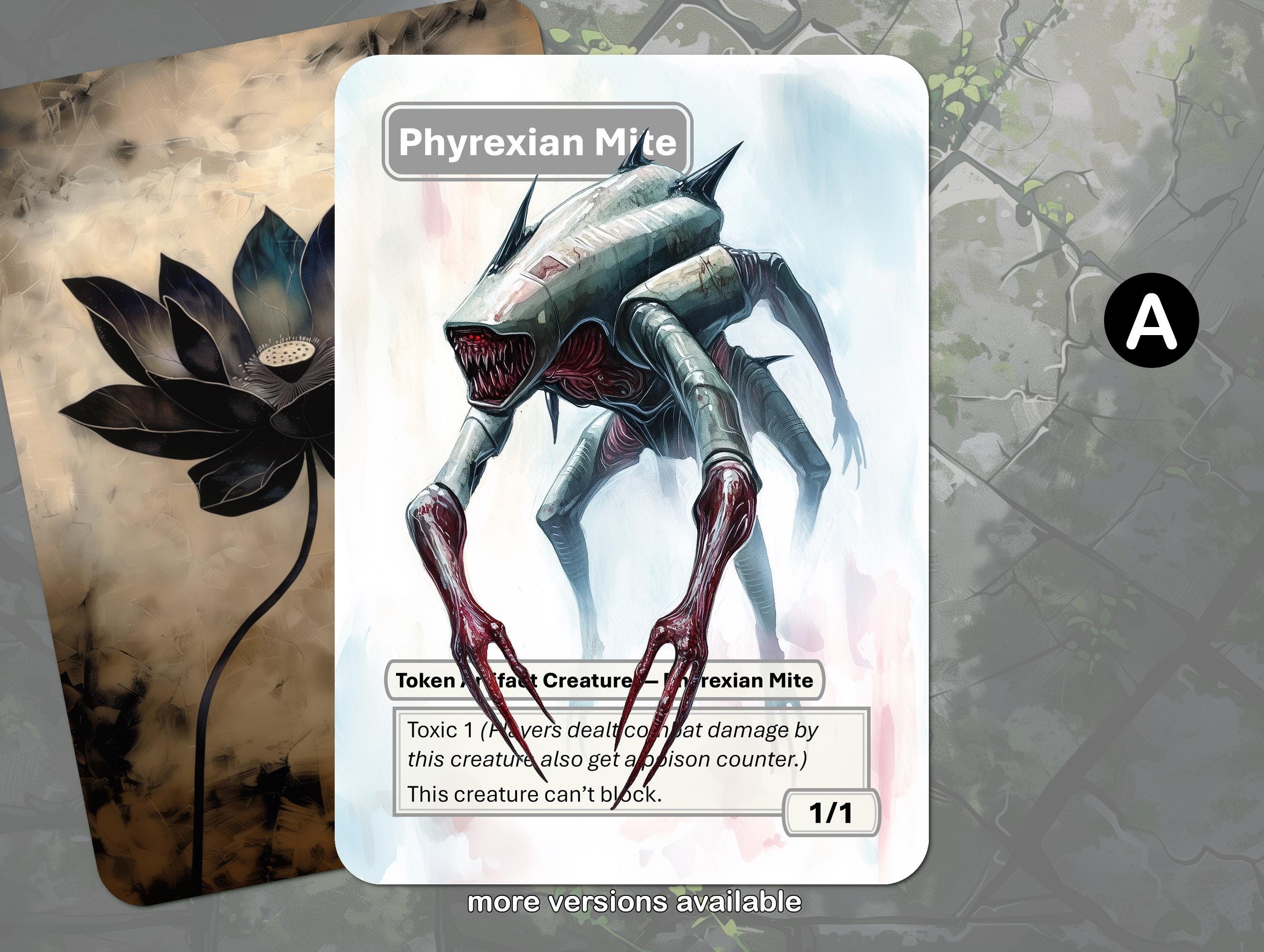 Phyrexian Mite Token MTG (1/1 Toxic, Can't Block) - Etsy