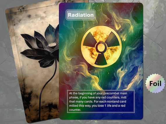 rad counter cards mtg o:"rad counter" Scryfall Magic: The Gathering Search Foil Radiation MTG Token card