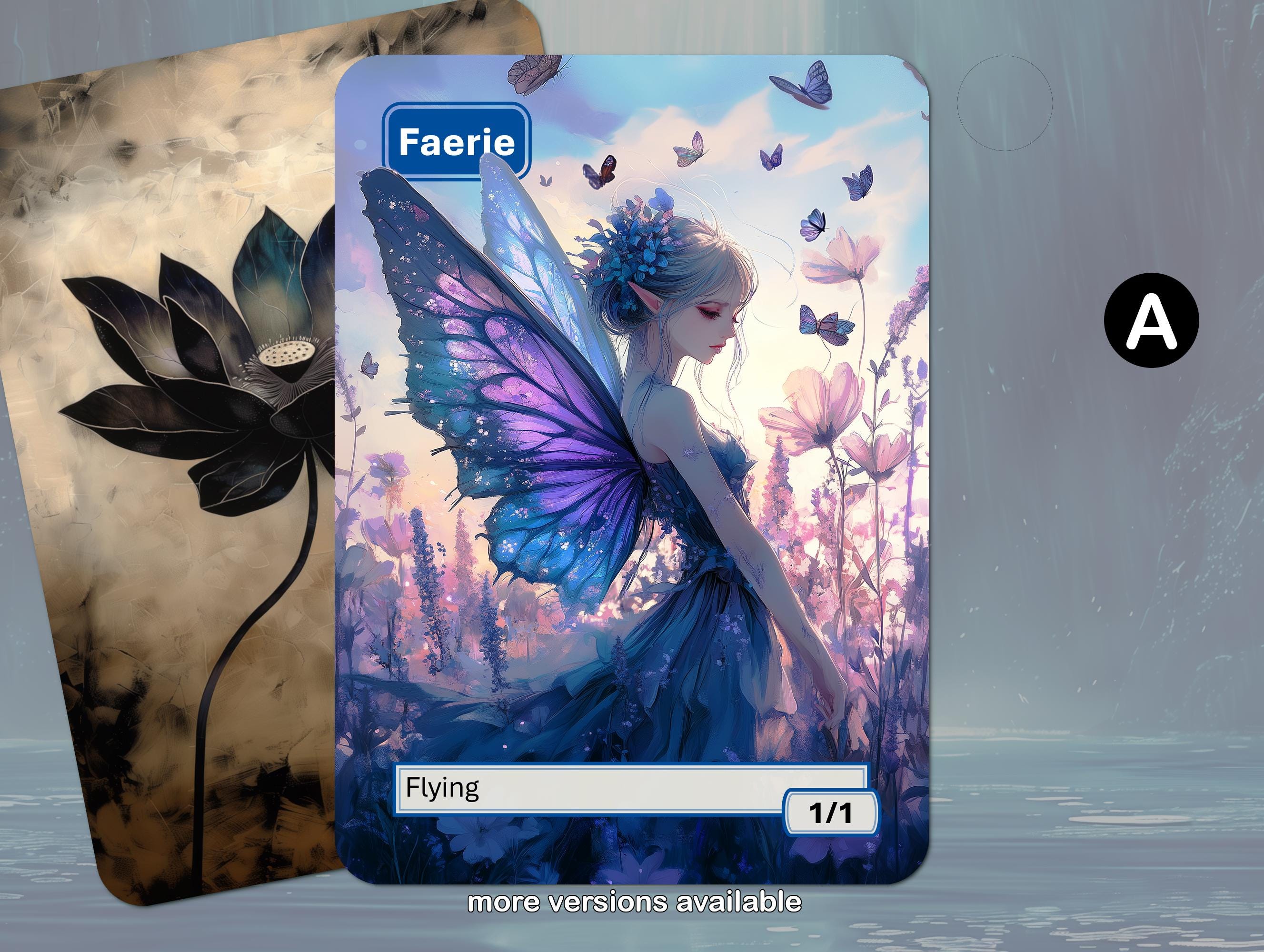 1/1？ FAIRY(フェアリー) FANTASY MODELS SERIES Faerie Token MTG (blue 1/1 Flying) - Etsy