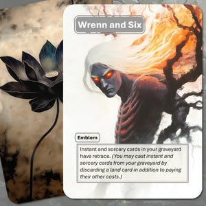 Wrenn en Six Emblem MTG-token