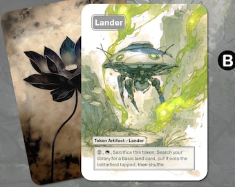 Lander Token (for Edge of Eternities) MTG - Etsy Ireland Lander Token (for Edge of Eternities) MTG - Etsy Ireland
