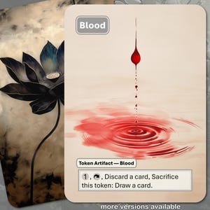 Blood Token MTG (Magic: the Gathering)